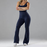 LOVEMI - Tight Yoga Bodysuit Casual Hollow Seamless