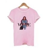 LOVEMI top A pink / 2XL Lovemi -  Letter print t-shirt