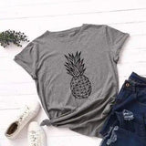LOVEMI top Dark grey / S Lovemi -  Women's short-sleeved t-shirt