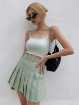 LOVEMI top Green / S Lovemi -  Small Sling Vest For Women''s Outer Wear And Summer Elastic