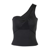 LOVEMI top Lovemi -  Sexy One-shoulder Knotted Hollow Sexy Chest Vest
