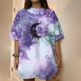 LOVEMI top Photo Color / 3 Style / S Lovemi -  Independent Station Plus Size Loose Tie-dye Printing
