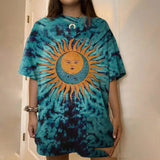LOVEMI top Photo Color / 4 Style / S Lovemi -  Independent Station Plus Size Loose Tie-dye Printing