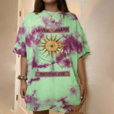 LOVEMI top Photo Color / 5 Style / S Lovemi -  Independent Station Plus Size Loose Tie-dye Printing
