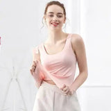 LOVEMI top Pink / M Lovemi -  Seamless Modal Camisole Women's Summer Wear Ice Silk