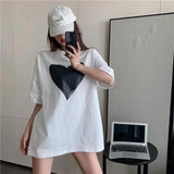 LOVEMI top White / M Lovemi -  Love print short-sleeved T-shirt women summer