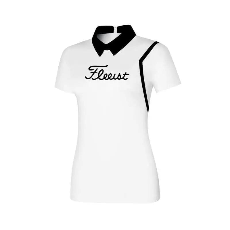 LOVEMI top White / S Lovemi -  Golf Short-sleeved Women's Jersey Sports Slim Fit