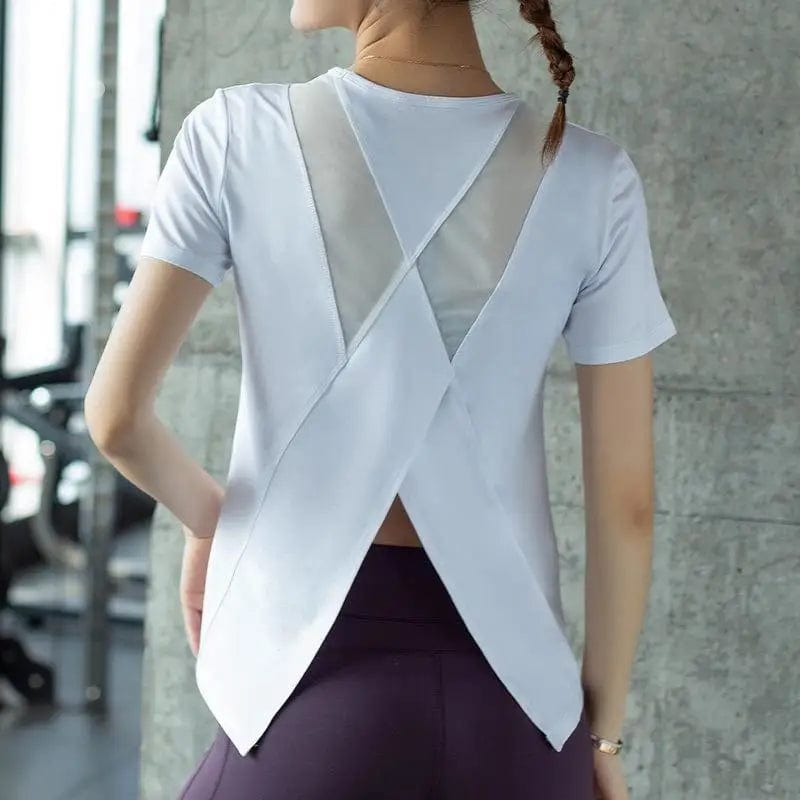 LOVEMI top White / S Lovemi -  High-end Net Celebrity Quick-drying Sportswear Women's