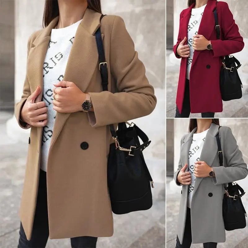 LOVEMI  trench coat Lovemi -  Slim coat women's clothing