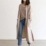 LOVEMI trench coat Lovemi -  Women's long cotton and linen suit