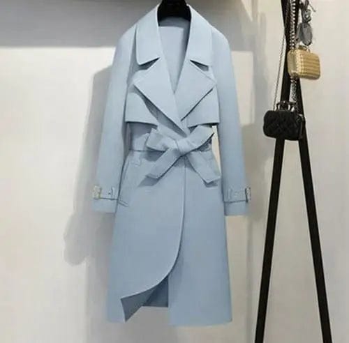 LOVEMI trench coat Reb light blue / 2XL Lovemi -  Temperamentally versatile coat