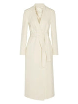 LOVEMI trench coat White / S Lovemi -  Lapel Temperament Lace Up Slim And Long Coat Women's Solid