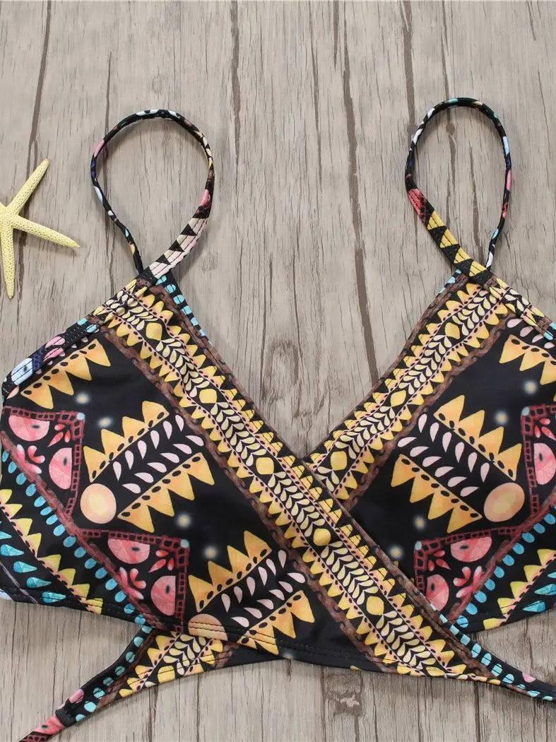 Trendy Tribal Print Bikini: Summer Swimwear Essentials-4