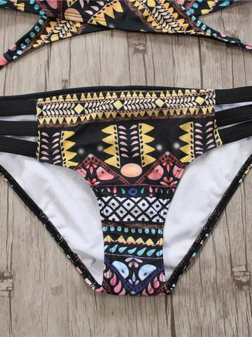 Trendy Tribal Print Bikini: Summer Swimwear Essentials-6