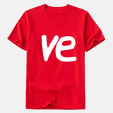 LOVEMI Underwear T-shirts VE Red / L Lovemi -  LOVE couple suit short sleeve T-shirt letter print