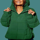 Warm Hoodie Down Jacket Women-1