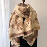 Warm Shawl Color Matching Matching Cashmere Scarf-9 Style-9