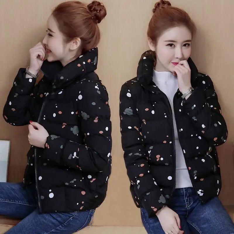 LOVEMI WDown jacket Black / 2XL Lovemi -  Women's cotton-padded jacket