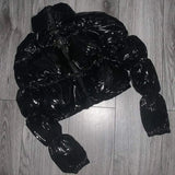 LOVEMI WDown jacket Black / L Lovemi -  Half-length solid color long-sleeved women's jacket