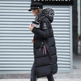 LOVEMI WDown jacket Black / L Lovemi -  The new cotton padded winter long big girls slim Korean fur