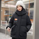LOVEMI  WDown jacket Black / M Lovemi -  Coat Bread Coat Cotton-padded Jacket