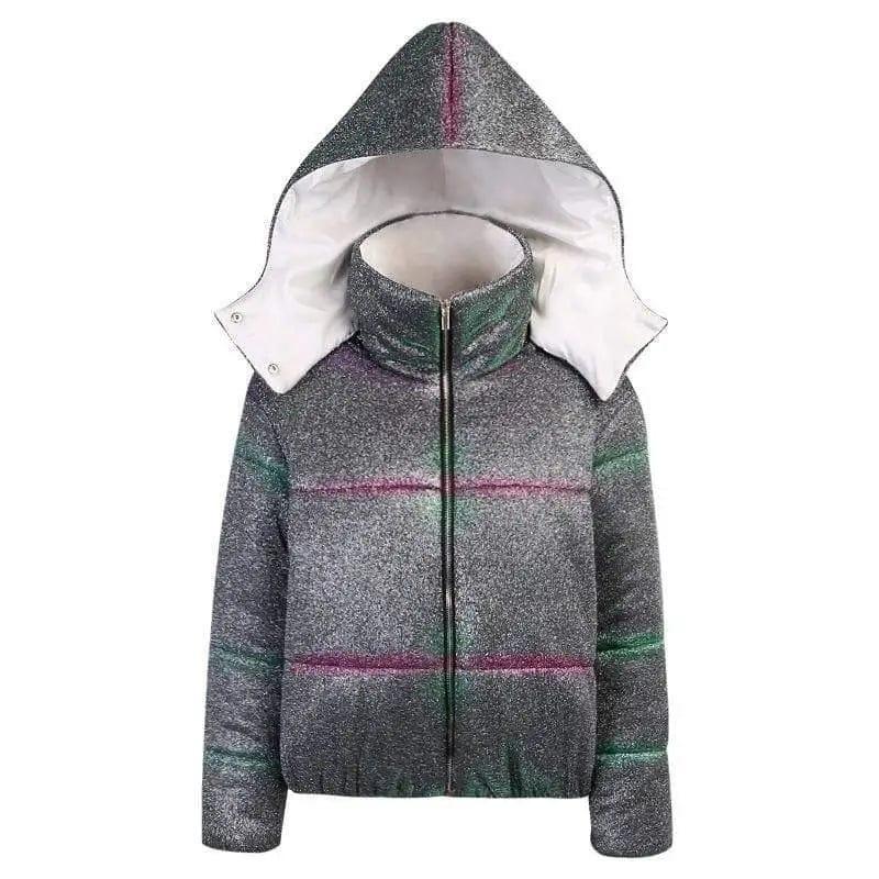 LOVEMI - Women's flash warm zipper hooded cotton coat