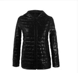 LOVEMI WDown jacket black / S Lovemi -  New long-sleeved slim coat jacket