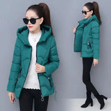 LOVEMI WDown jacket Green / M Lovemi -  Winter New Style Cotton Jacket Women Short