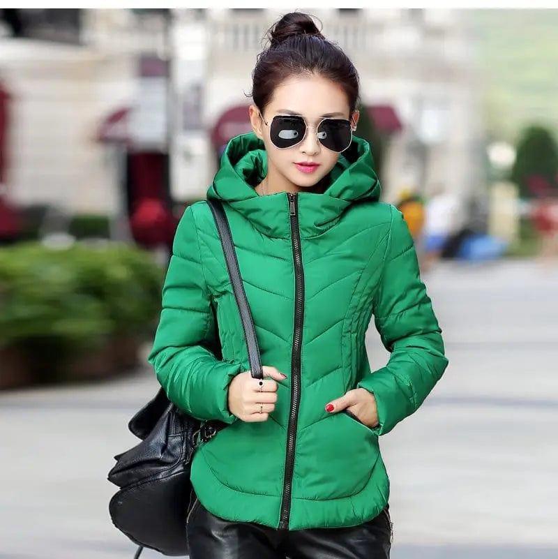 LOVEMI WDown jacket Green / XL Lovemi -  Women's cotton clothing