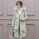 LOVEMI  WDown jacket Lovemi -  Korean down cotton-padded overcoat for women over the knee