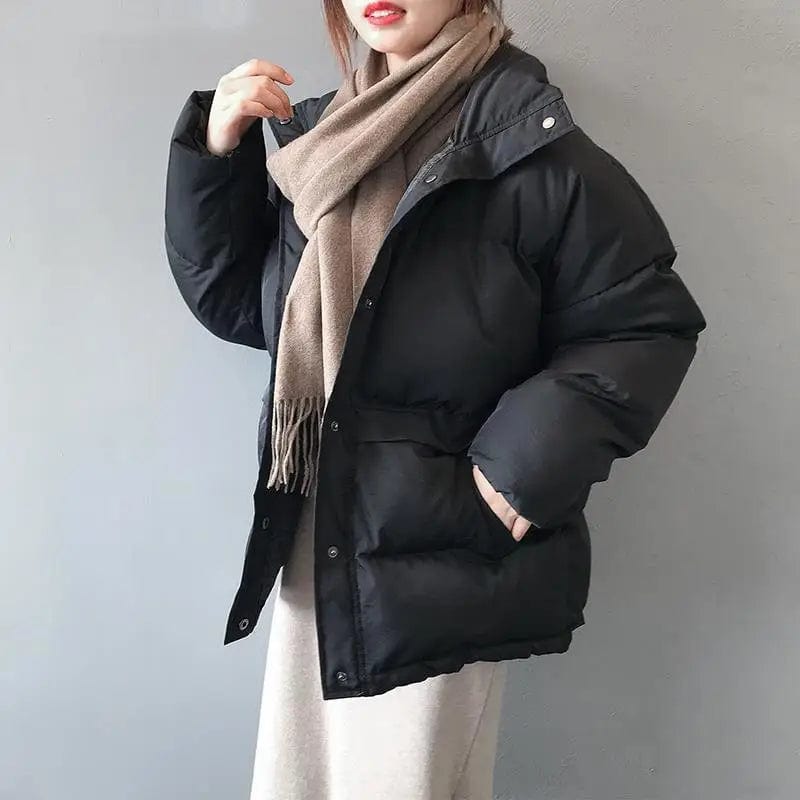 LOVEMI  WDown jacket Lovemi -  Korean style stand collar cotton bread