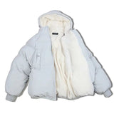 LOVEMI WDown jacket M / Whisper Gray LoveMi - Couple's Cotton Wool Lamb Velvet Jacket - Unisex