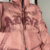 LOVEMI  WDown jacket Pink / M Lovemi -  Hip Hop Street Thickened Loose Fried Street Coat