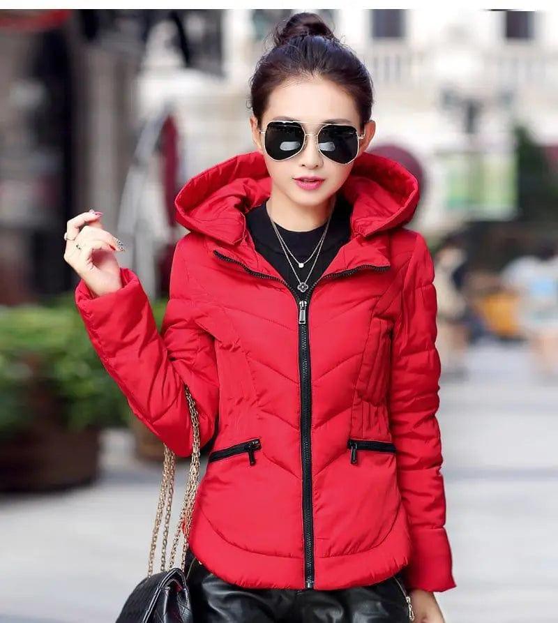 LOVEMI WDown jacket Red / L Lovemi -  Women's cotton clothing