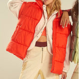 LOVEMI  WDown jacket Red / S Lovemi -  Loose Trendy Cotton Vest Coat Women