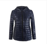 LOVEMI WDown jacket Royal Blue / L Lovemi -  New long-sleeved slim coat jacket