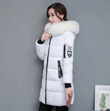 LOVEMI WDown jacket white / 2XL Lovemi -  Slim thick cotton jacket large fur collar cotton suit