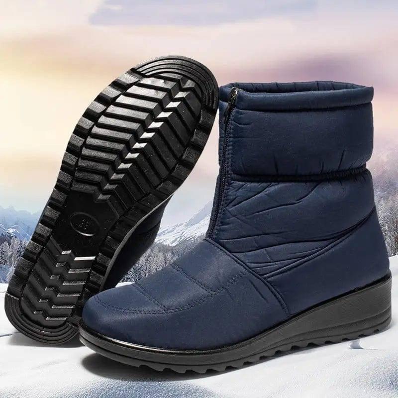 Winter Snow Boots For Women Warm Plush Platform Boots Shoes-9