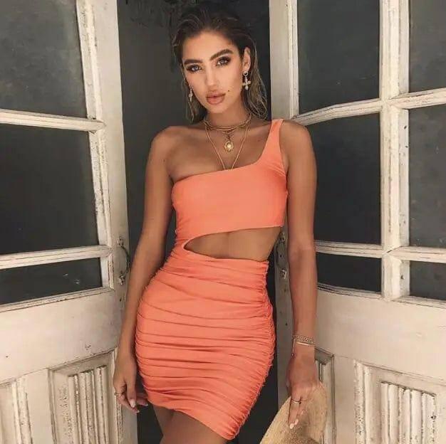 Woman Dress-Orange-6
