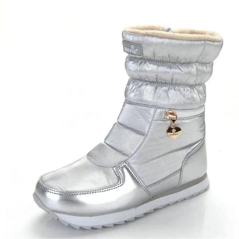 Women Boots Natural Wool Snow Boots Women Casual Ankle Boots-2