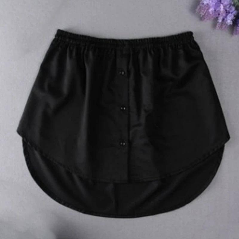 Women Girls Shirt Blouse Extender Adjustable Layering Faux-black-5