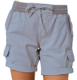 Women's Casual High Waist Cargo Shorts 0 LOVEMI    