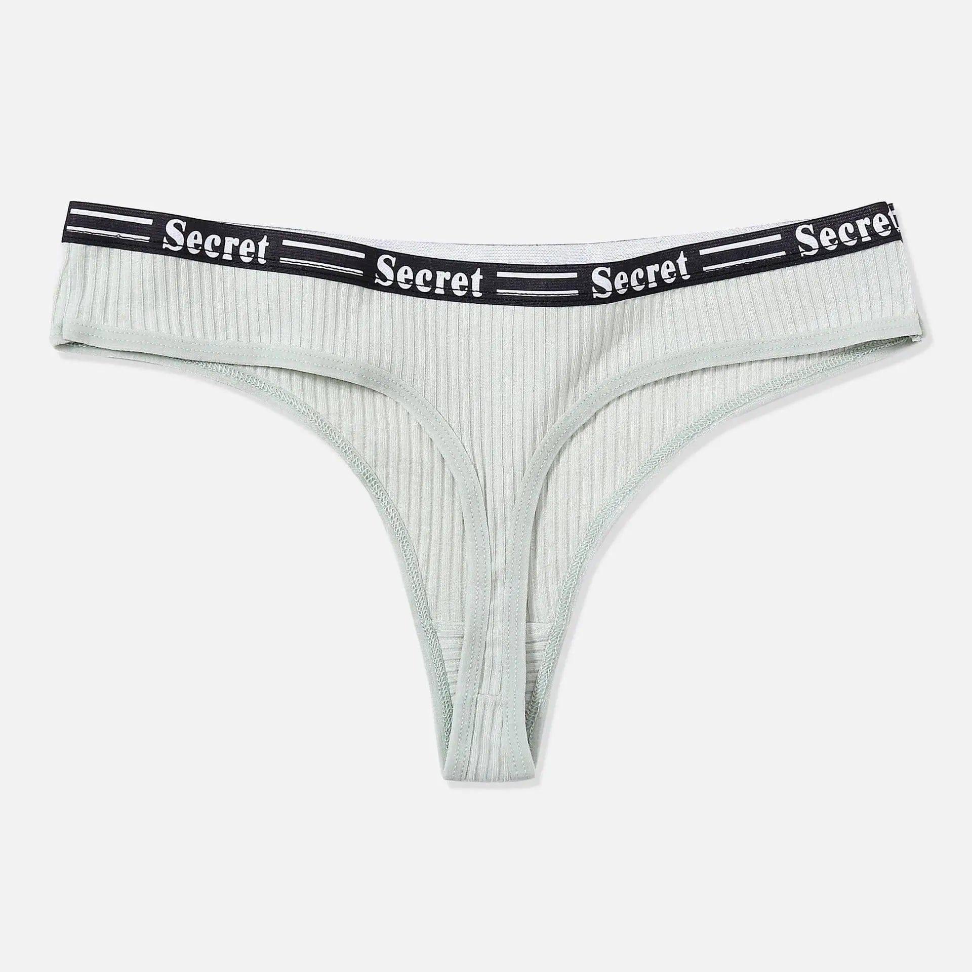 Women's Cotton Panties Sexy Thong Panties-11