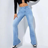 Women's Fashion Casual High Waist Slim-fit Stretch Trousers-1