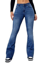 Women's Fashion Casual High Waist Slim-fit Stretch Trousers Jeans LOVEMI    