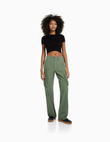 Women's Fashion Straight Jeans In Autumn-Army Green-9