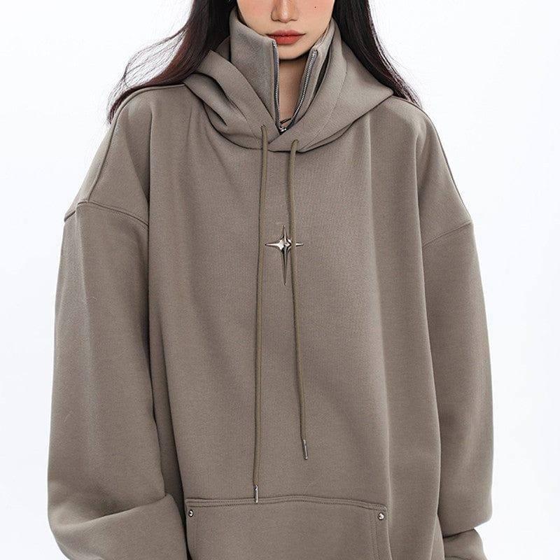 Women's Fashionable Loose All-Match Sports Hoodie-6