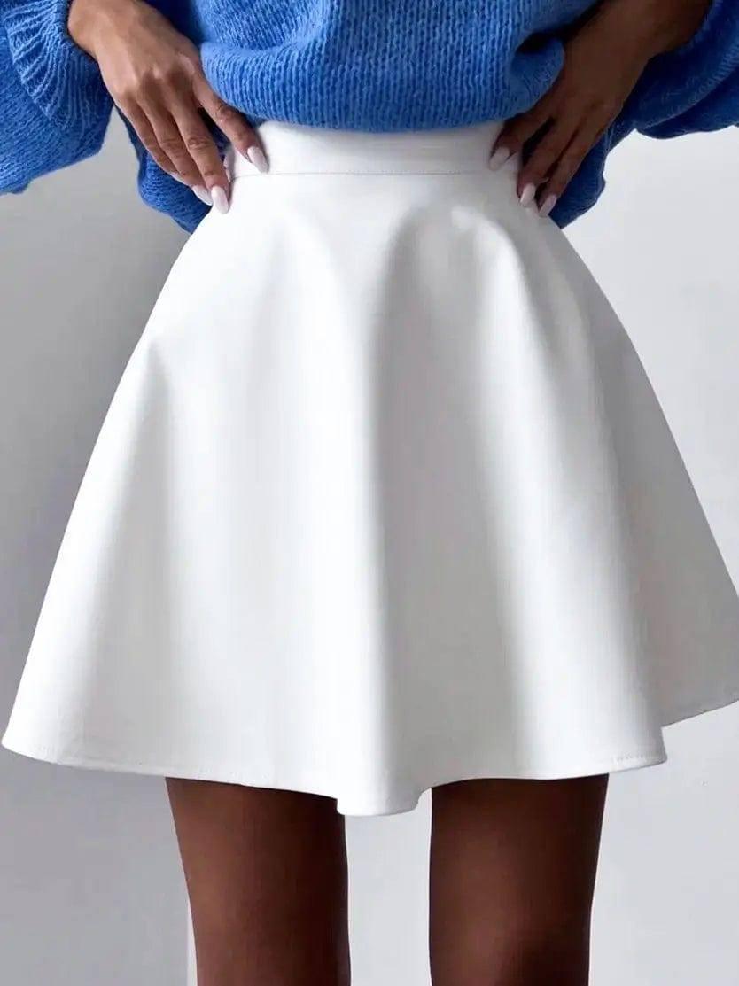 Women's Fashionable Temperamental All-match A- Line Skirt-2