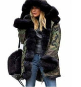 Women's fur collar coat-7