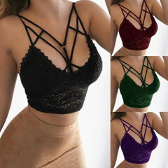 Women's Lace Lace Sexy Sling Bra Tied Sling Sexy Lingerie-1